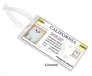Pet Kennel ID Tags Dog Drivers License – Design and Print FREE