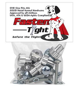 Airline Carrier-Kennel Hardware – Metal Nuts and Bolts