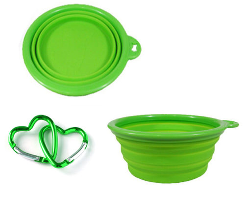 Collapsible Pet Food Water Dishes for Traveling | KCPET