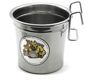 Stainless Steel Pet Crate Food Water Bowl