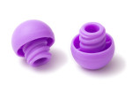 Syringe caps in Purple