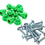 Green Pet Carrier replacement bolts screws