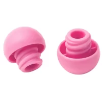 pink syringe end caps