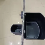 water filling funnel for filling bowl from outside door