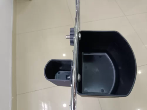 water filling funnel for filling bowl from outside door