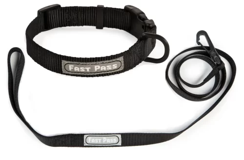 Metal Free TSA fast pass leash collar set